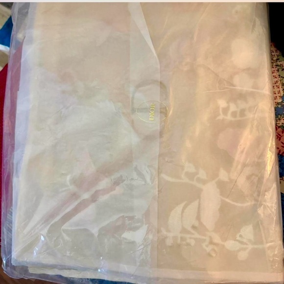 Deal Alert- Christian Dior large tote & matching pouch a mesh bag combo NEW - Picture 4 of 5